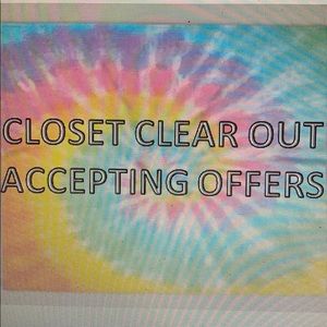 ANY OFFER CONSIDERED!! CLOSET CLEAROUT!